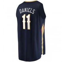 NO.Pelicans #11 Dyson Daniels Fanatics Branded 2022 Draft First Round Pick Fast Break Replica Jersey Icon Edition Navy Stitched American Basketball Jersey