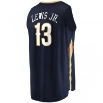 NO.Pelicans #13 Kira Lewis Jr. Fanatics Branded 2020 Draft First Round Pick Fast Break Replica Jersey Navy Stitched American Basketball Jersey