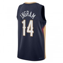 NO.Pelicans #14 Brandon Ingram 2021-22 Swingman Jersey Navy Icon Edition Stitched American Basketball Jersey