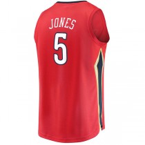 NO.Pelicans #5 Herbert Jones Fanatics Branded 2022-23 Fast Break Replica Jersey Red Statement Edition Stitched American Basketball Jersey