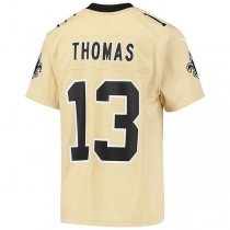 NO.Saints #13 Michael Thomas Gold Inverted Game Jersey Stitched American Football Jerseys