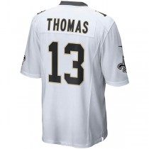NO.Saints #13 Michael Thomas White Game Player Jersey Stitched American Football Jersey