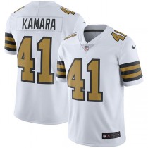 NO.Saints #41 Alvin Kamara White Vapor Untouchable Color Rush Limited Player Jersey Stitched American Football Jersey