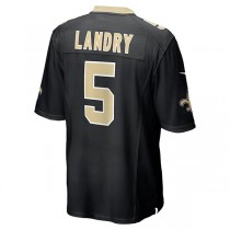 NO.Saints #5 Jarvis Landry Black Player Game Jersey Stitched American Football Jerseys