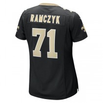 NO.Saints #71 Ryan Ramczyk Black Game Jersey Stitched American Football Jerseys