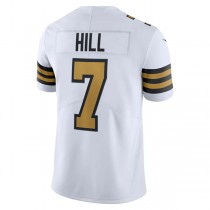 NO.Saints #7 Taysom Hill White Alternate Vapor Limited Jersey Stitched American Football Jerseys