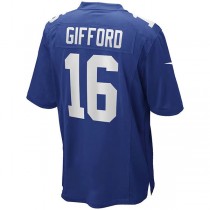 NY.Giants #16 Frank Gifford Royal Game Retired Player Jersey Stitched American Football Jerseys