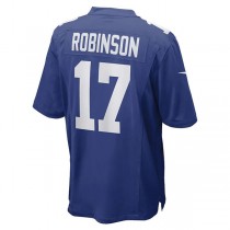 NY.Giants #17 Wan'Dale Robinson Royal Game Player Jersey Stitched American Football Jerseys