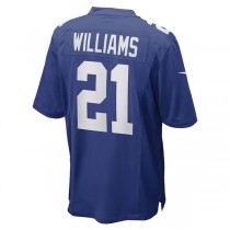 NY.Giants #21 Antonio Williams Royal Game Player Jersey Stitched American Football Jerseys