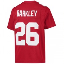 NY.Giants #26 Saquon Barkley Red Inverted Team Game Jersey Stitched American Football Jerseys