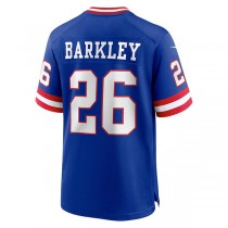 NY.Giants #26 Saquon Barkley Royal Classic Player Game Jersey Stitched American Football Jerseys