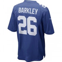 NY.Giants #26 Saquon Barkley Royal Game Player Jersey Stitched American Football Jerseys
