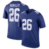 NY.Giants #26 Saquon Barkley Royal Legend Jersey Stitched American Football Jerseys
