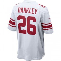 NY.Giants #26 Saquon Barkley White Game Jersey Stitched American Football Jerseys