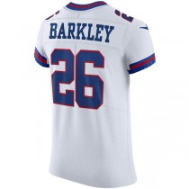 NY.Giants #26 Saquon Barkley White Vapor Elite Player Jersey Stitched American Football Jerseys