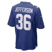 NY.Giants #36 Tony Jefferson Royal Game Player Jersey Stitched American Football Jerseys