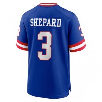 NY.Giants #3 Sterling Shepard Royal Classic Player Game Jersey Stitched American Football Jerseys