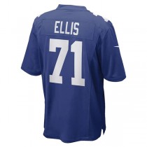 NY.Giants #71 Justin Ellis Royal Game Player Jersey Stitched American Football Jerseys