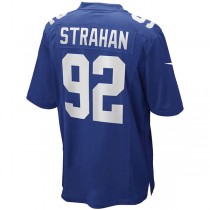 NY.Giants #92 Michael Strahan Royal Game Retired Player Jersey Stitched American Football Jerseys