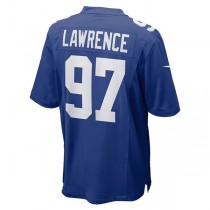 NY.Giants #97 Dexter Lawrence Royal Game Jersey Stitched American Football Jerseys