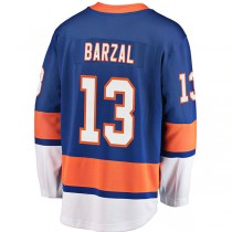 NY.Islanders #13 Mathew Barzal Fanatics Branded Home Premier Breakaway Player Jersey Royal Stitched American Hockey Jerseys