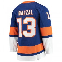 NY.Islanders #13 Mathew Barzal Home Primegreen Authentic Pro Player Jersey Royal Stitched American Hockey Jerseys