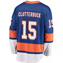 NY.Islanders #15 Cal Clutterbuck Fanatics Branded Breakaway Player Jersey Royal Stitched American Hockey Jerseys