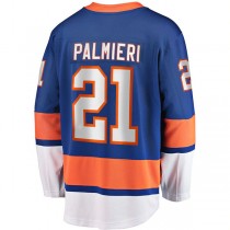 NY.Islanders #21 Kyle Palmieri Fanatics Branded 2017-18 Home Breakaway Replica Jersey Royal Stitched American Hockey Jerseys