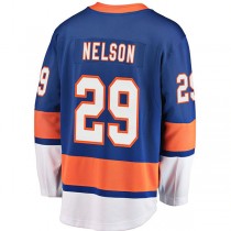 NY.Islanders #29 Brock Nelson Fanatics Branded Breakaway Player Jersey Royal Stitched American Hockey Jerseys