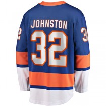 NY.Islanders #32 Ross Johnston Fanatics Branded Home Breakaway Player Jersey Royal Stitched American Hockey Jerseys
