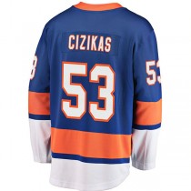 NY.Islanders #53 Casey Cizikas Fanatics Branded Breakaway Player Jersey Royal Stitched American Hockey Jerseys