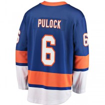 NY.Islanders #6 Ryan Pulock Fanatics Branded Breakaway Player Jersey Royal Stitched American Hockey Jerseys
