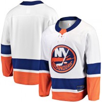 NY.Islanders Fanatics Branded Breakaway Away Jersey White Stitched American Hockey Jerseys