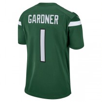 NY.Jets #1 Ahmad Sauce Gardner Gotham Green 2022 Draft First Round Pick Game Jersey Stitched American Football Jerseys