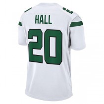 NY.Jets #20 Breece Hall White Away Game Player Jersey Stitched American Football Jerseys