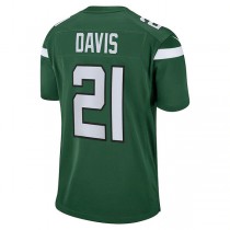 NY.Jets #21 Ashtyn Davis Gotham Green Game Player Jersey Stitched American Football Jerseys