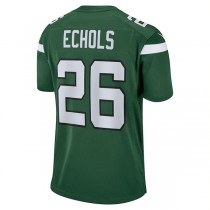 NY.Jets #26 Brandin Echols Gotham Green Game Jersey Stitched American Football Jerseys