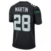 NY.Jets #28 Curtis Martin Black Retired Player Jersey Stitched American Football Jerseys