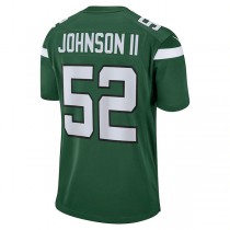 NY.Jets #52 Jermaine Johnson II Gotham Green 2022 Draft First Round Pick Game Jersey Stitched American Football Jerseys