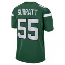 NY.Jets #55 Chazz Surratt Gotham Green Game Player Jersey Stitched American Football Jerseys