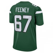 NY.Jets #67 Dan Feeney Gotham Green Game Jersey Stitched American Football Jerseys