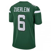 NY.Jets #6 Greg Zuerlein Gotham Green Game Player Jersey Stitched American Football Jerseys