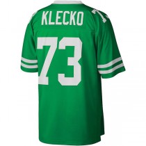NY.Jets #73 Joe Klecko Mitchell & Ness Kelly Green Legacy Replica Jersey Stitched American Football Jerseys
