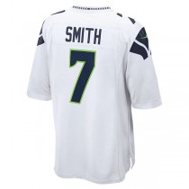 NY.Jets #7 Geno Smith White Game Player Jersey Stitched American Football Jerseys