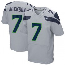 NY.Jets #7 Tarvaris Jackson Gray Alternate Elite Jersey Stitched American Football Jerseys