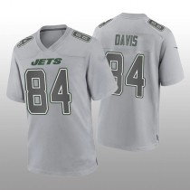 NY.Jets #84 Corey Davis Gray Game Atmosphere Jersey Stitched American Football Jerseys