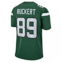 NY.Jets #89 Jeremy Ruckert Gotham Green Game Player Jersey Stitched American Football Jerseys