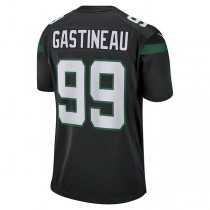 NY.Jets #99 Mark Gastineau Stealth Black Game Jersey Stitched American Football Jerseys