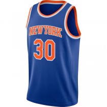 NY.Knicks #30 Julius Randle 2020-21 Swingman Jersey Icon Edition Blue Stitched American Basketball Jersey