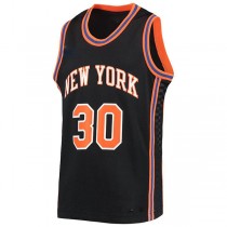NY.Knicks #30 Julius Randle 2021-22 Swingman Jersey City Edition Navy Stitched American Basketball Jersey